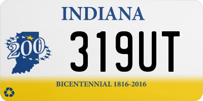 IN license plate 319UT