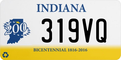 IN license plate 319VQ