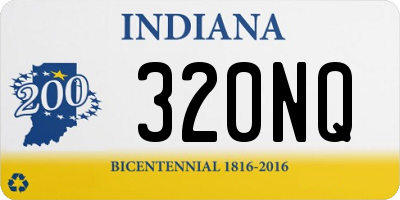 IN license plate 320NQ