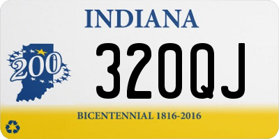 IN license plate 320QJ