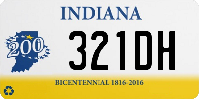 IN license plate 321DH