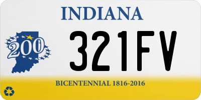 IN license plate 321FV