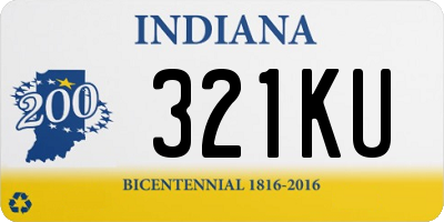 IN license plate 321KU