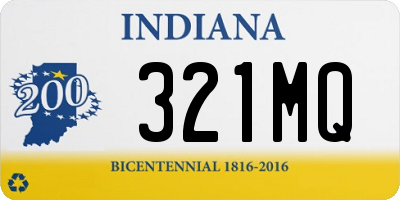 IN license plate 321MQ