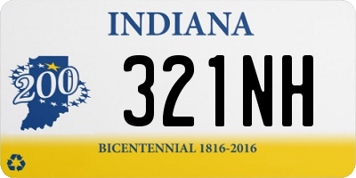 IN license plate 321NH