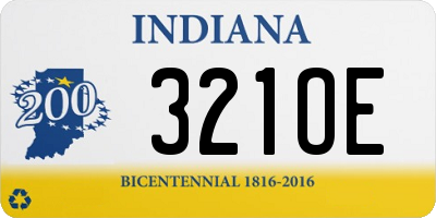 IN license plate 321OE