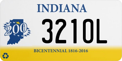 IN license plate 321OL