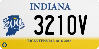 IN license plate 321OV