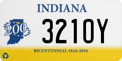 IN license plate 321OY