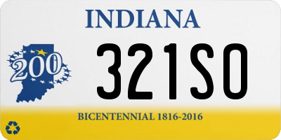 IN license plate 321SO