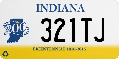 IN license plate 321TJ