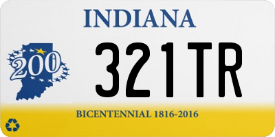 IN license plate 321TR