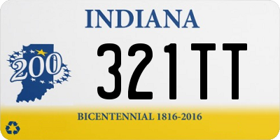 IN license plate 321TT