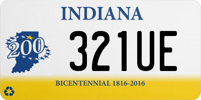 IN license plate 321UE