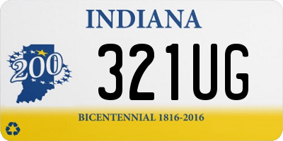 IN license plate 321UG