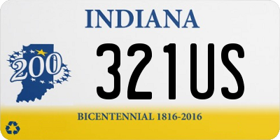 IN license plate 321US