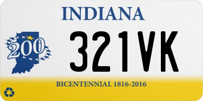 IN license plate 321VK