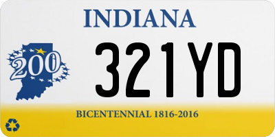 IN license plate 321YD