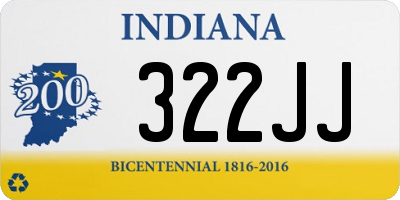 IN license plate 322JJ