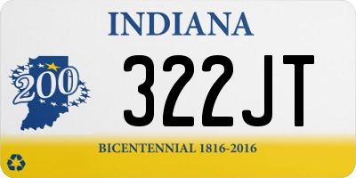 IN license plate 322JT