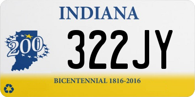 IN license plate 322JY