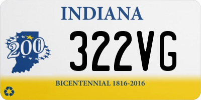IN license plate 322VG