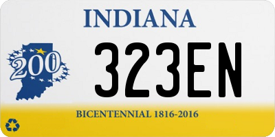 IN license plate 323EN