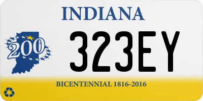 IN license plate 323EY