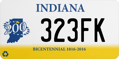 IN license plate 323FK