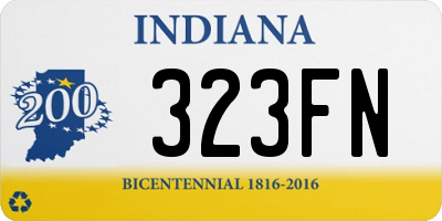 IN license plate 323FN