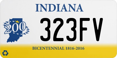 IN license plate 323FV