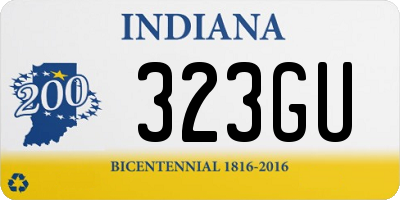 IN license plate 323GU