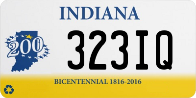 IN license plate 323IQ