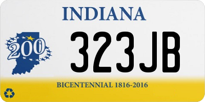 IN license plate 323JB