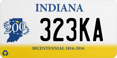 IN license plate 323KA