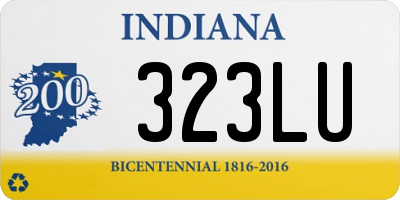 IN license plate 323LU