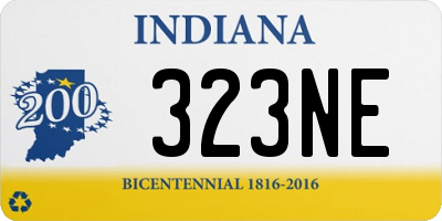 IN license plate 323NE