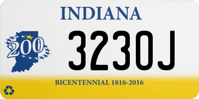 IN license plate 323OJ