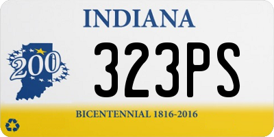 IN license plate 323PS