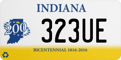 IN license plate 323UE