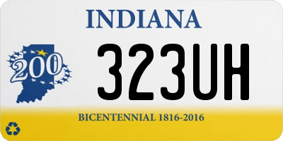 IN license plate 323UH