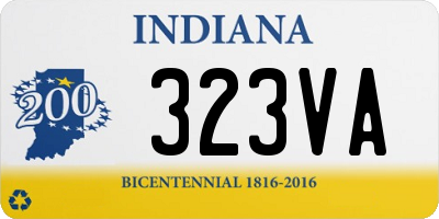 IN license plate 323VA