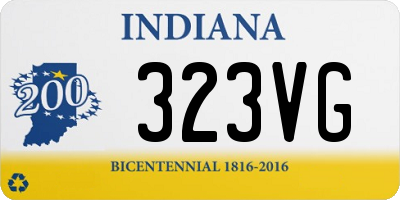 IN license plate 323VG