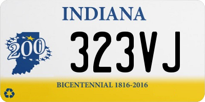 IN license plate 323VJ