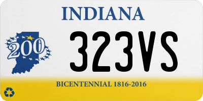 IN license plate 323VS