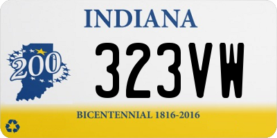 IN license plate 323VW