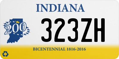 IN license plate 323ZH