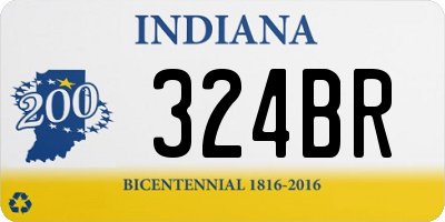 IN license plate 324BR