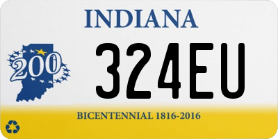 IN license plate 324EU