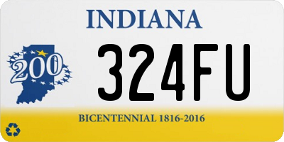 IN license plate 324FU